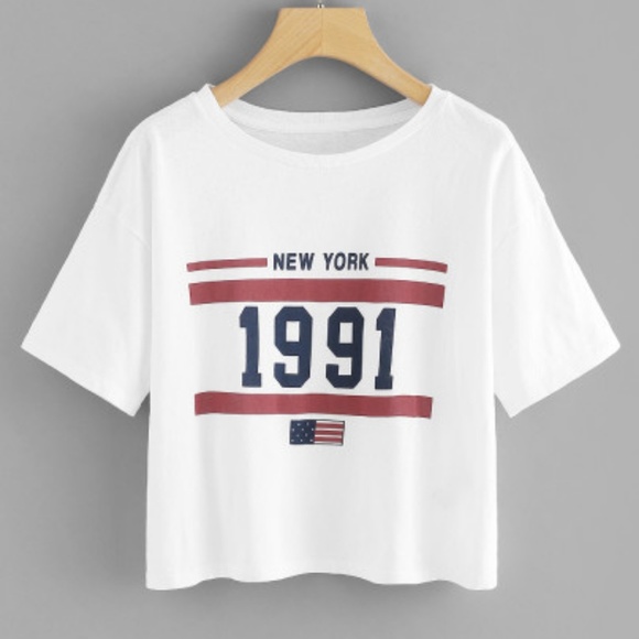 OrganicDisturbance Tops - Retro Cut New York 1991 Tee